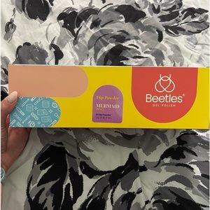 Beetles mermaid dip powder nail set